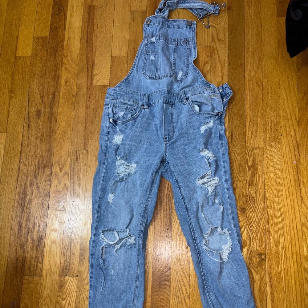Denim overalls